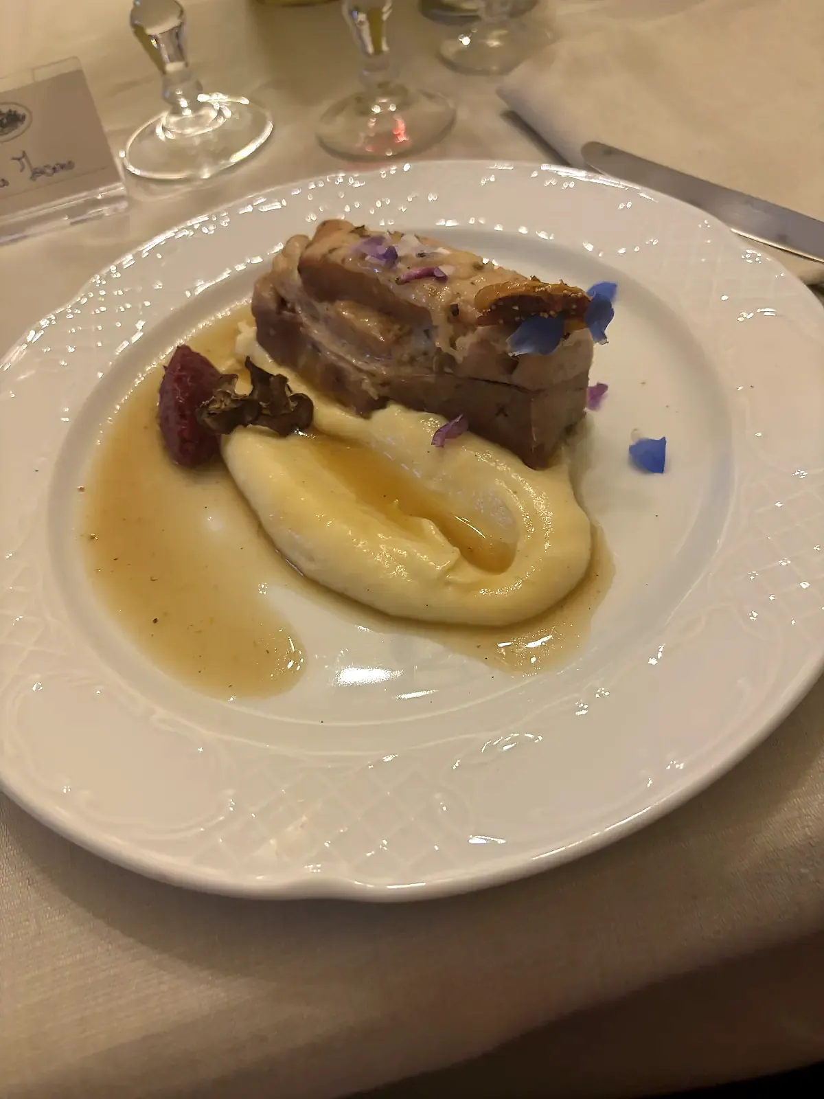 Dettaglio della portata del Convivio di Carnevale