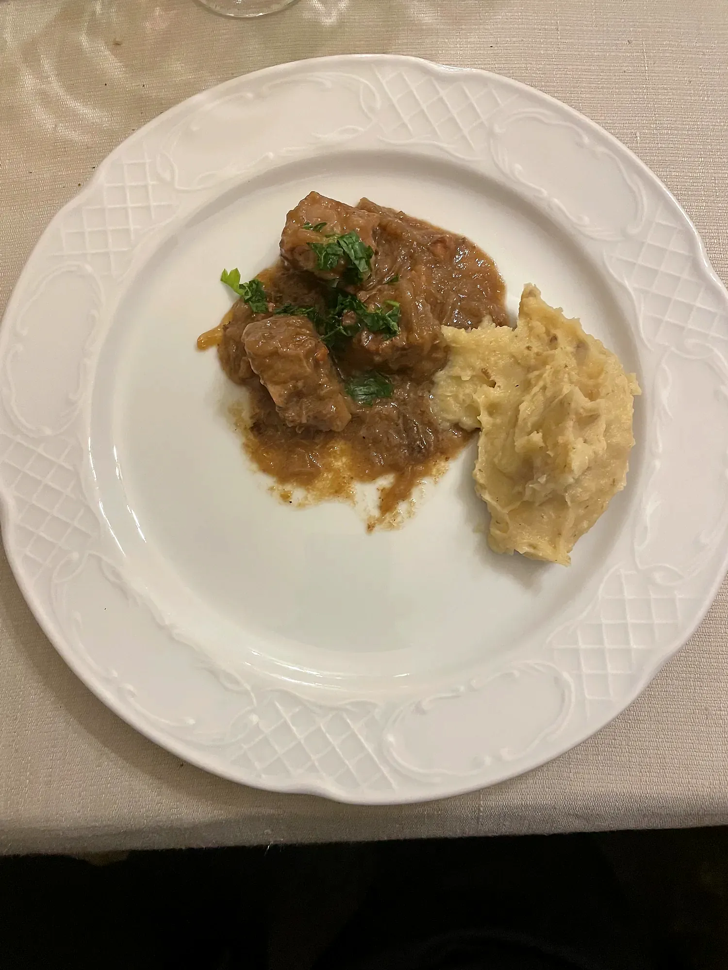 Dettaglio di una portata del Convivio di giugno