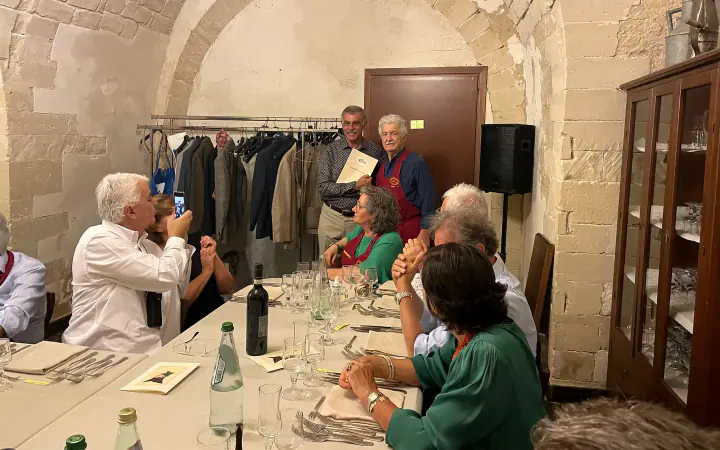 Un momento del Convivio di giugno 2022