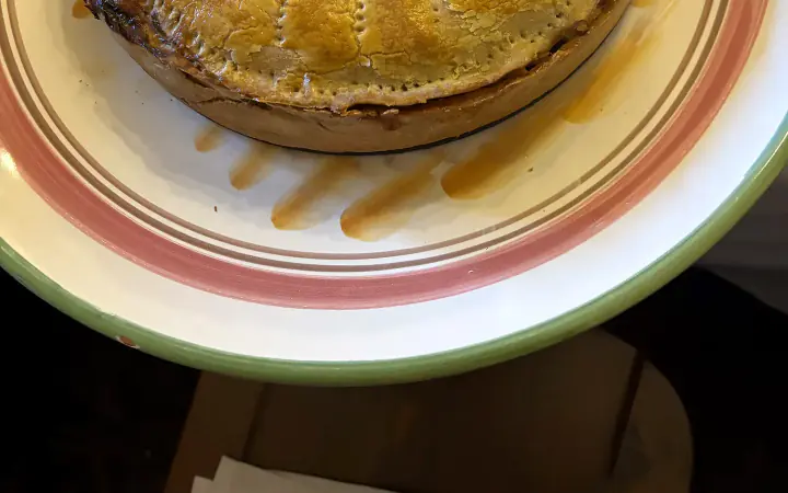 Il timballo preparato per il Convivio d'inverno 2026