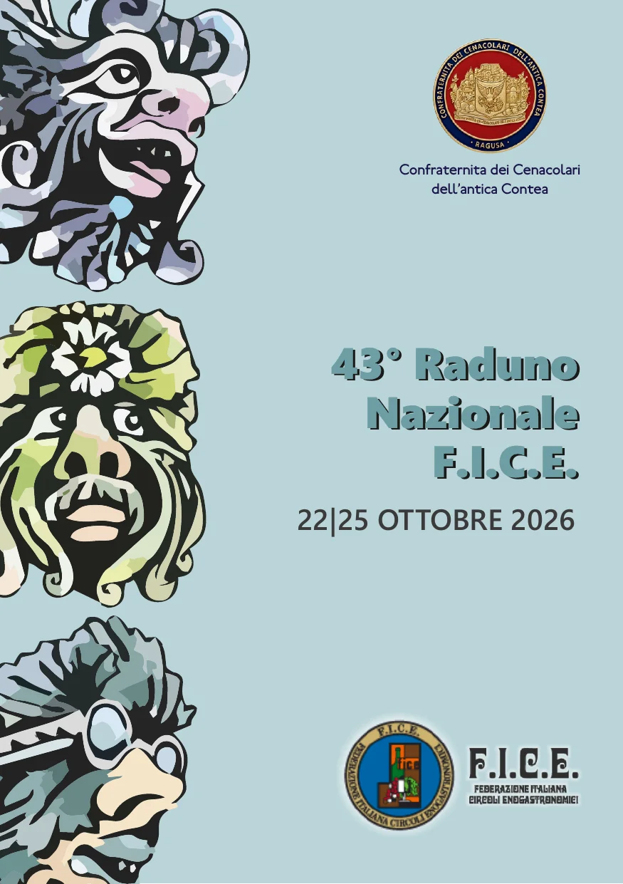 Copertina dell'opuscolo: 43° Raduno Nazionale F.I.C.E., 22–25 ottobre 2026