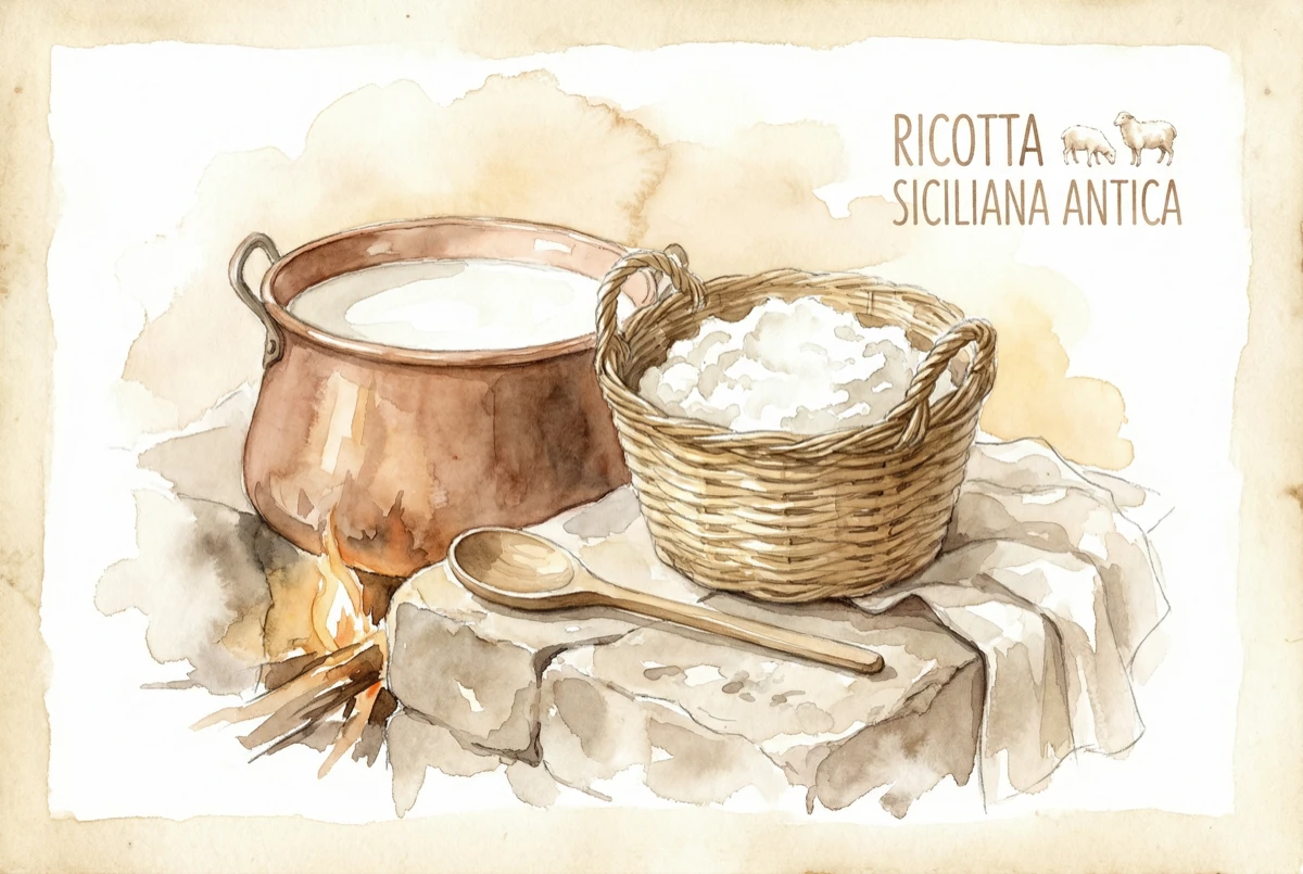 Sul Ruolo della Ricotta nella Cucina Iblea — illustrazione 1